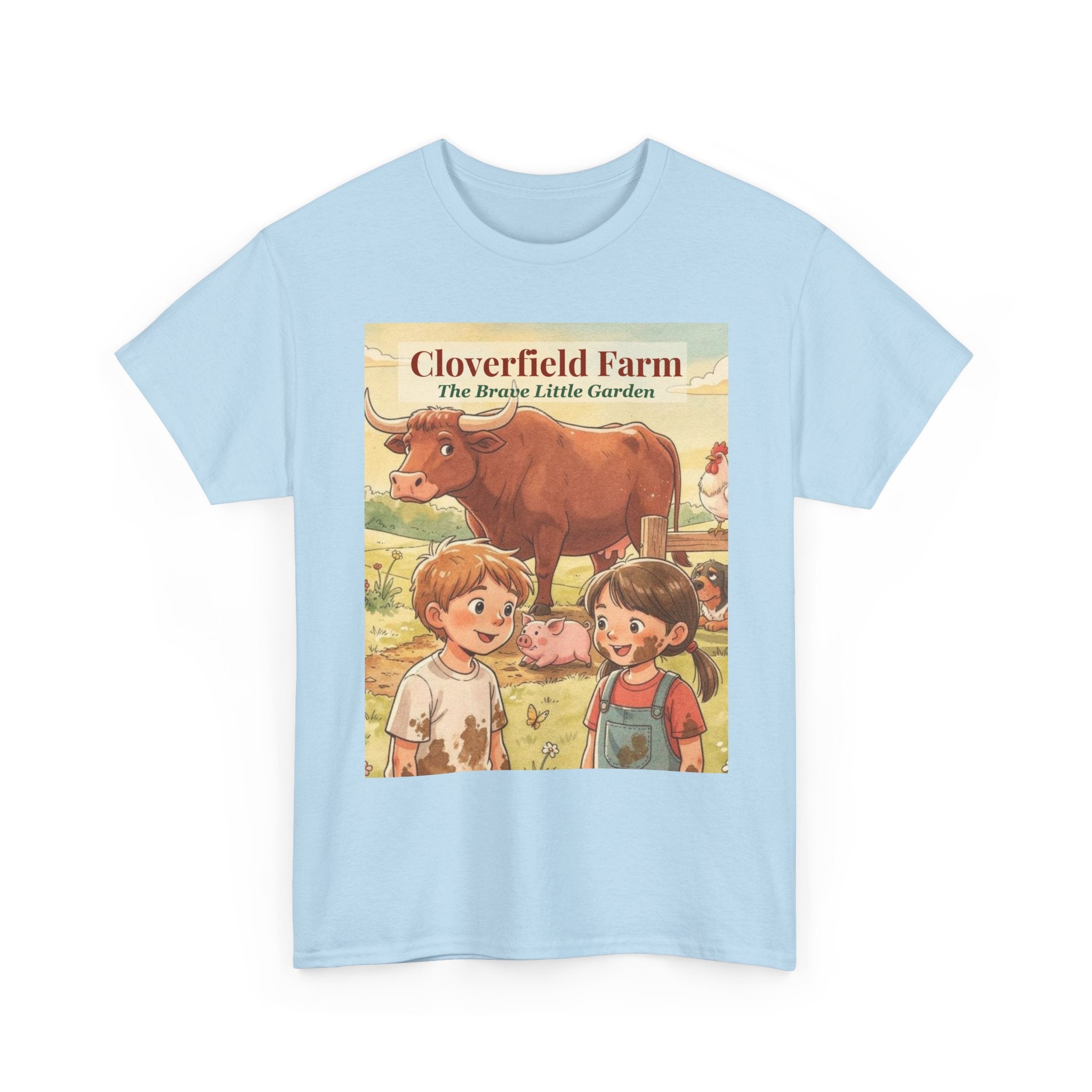 Cloverfield Farm Adult T-Shirt | Brave Little Garden Watercolor Art Tee