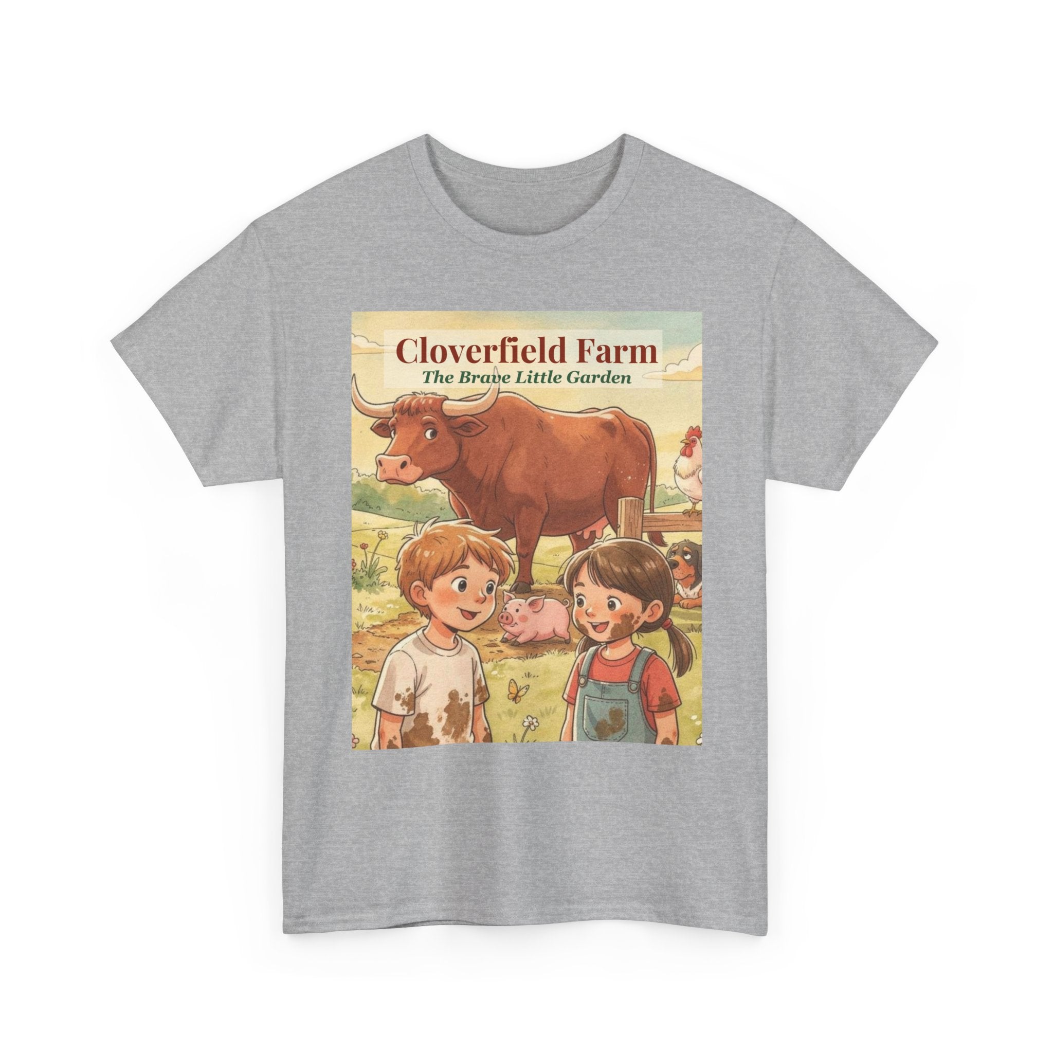 Cloverfield Farm Adult T-Shirt | Brave Little Garden Watercolor Art Tee