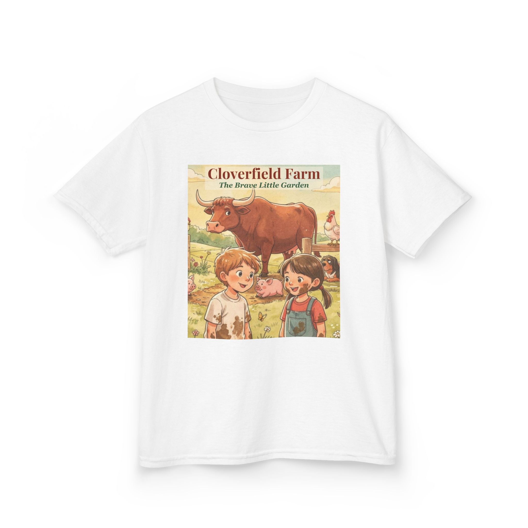Cloverfield Farm Kids T-Shirt | Brave Little Garden Children's Book Tee