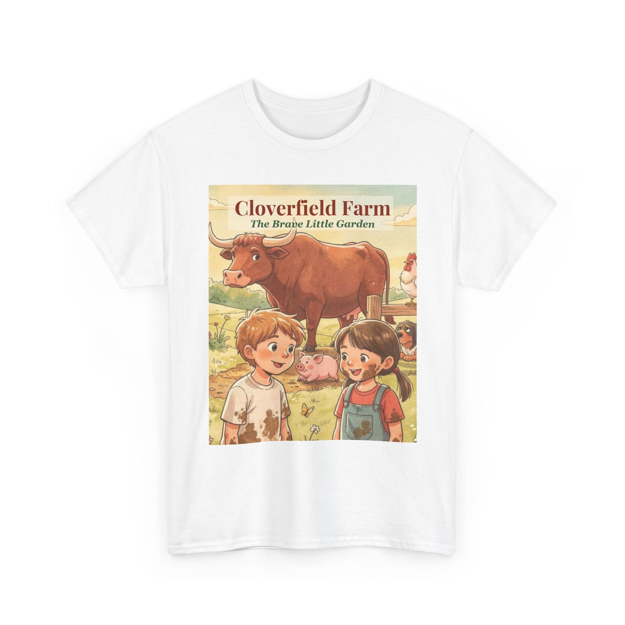 Cloverfield Farm Adult T-Shirt | Brave Little Garden Watercolor Art Tee