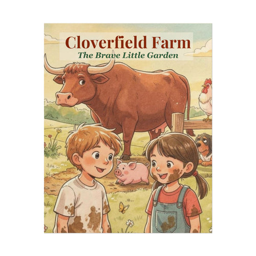 Cloverfield Farm Art Print | "The Brave Little Garden" Children's Book Poster